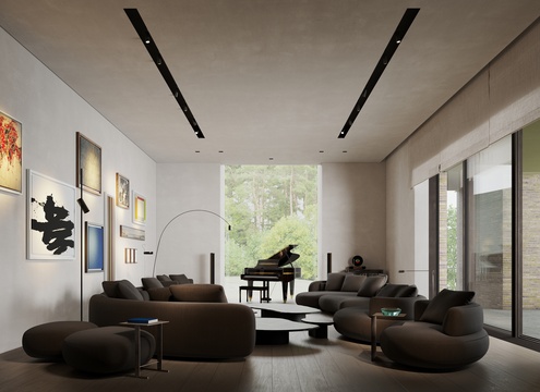 Garden Hall. Interior studies 41