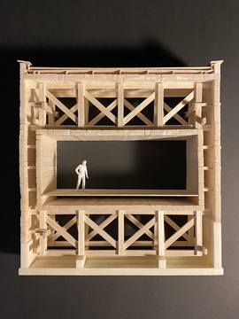 K Gates. Wooden structure study 01
