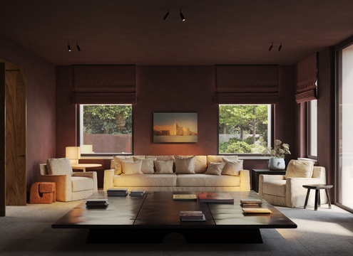 Villa Meneghetti. Interior episodes 21