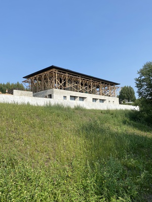 Villa Volga. Building process